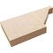 Ekena Millwork 2in. W x 8in. H x 16in. L Burlington Woodgrain TimberThane Rafter Tail, Primed Tan RFTUR02X08X16BURRCPR - alternate 2